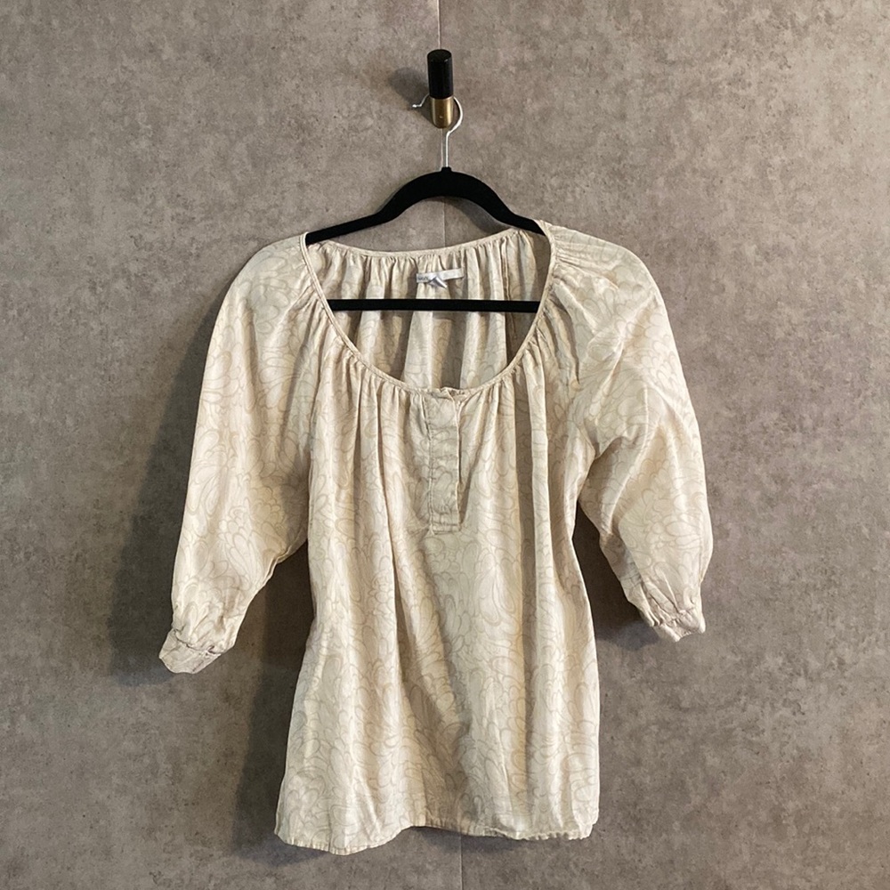 Old Navy Floral Puff Sleeve Women's Top